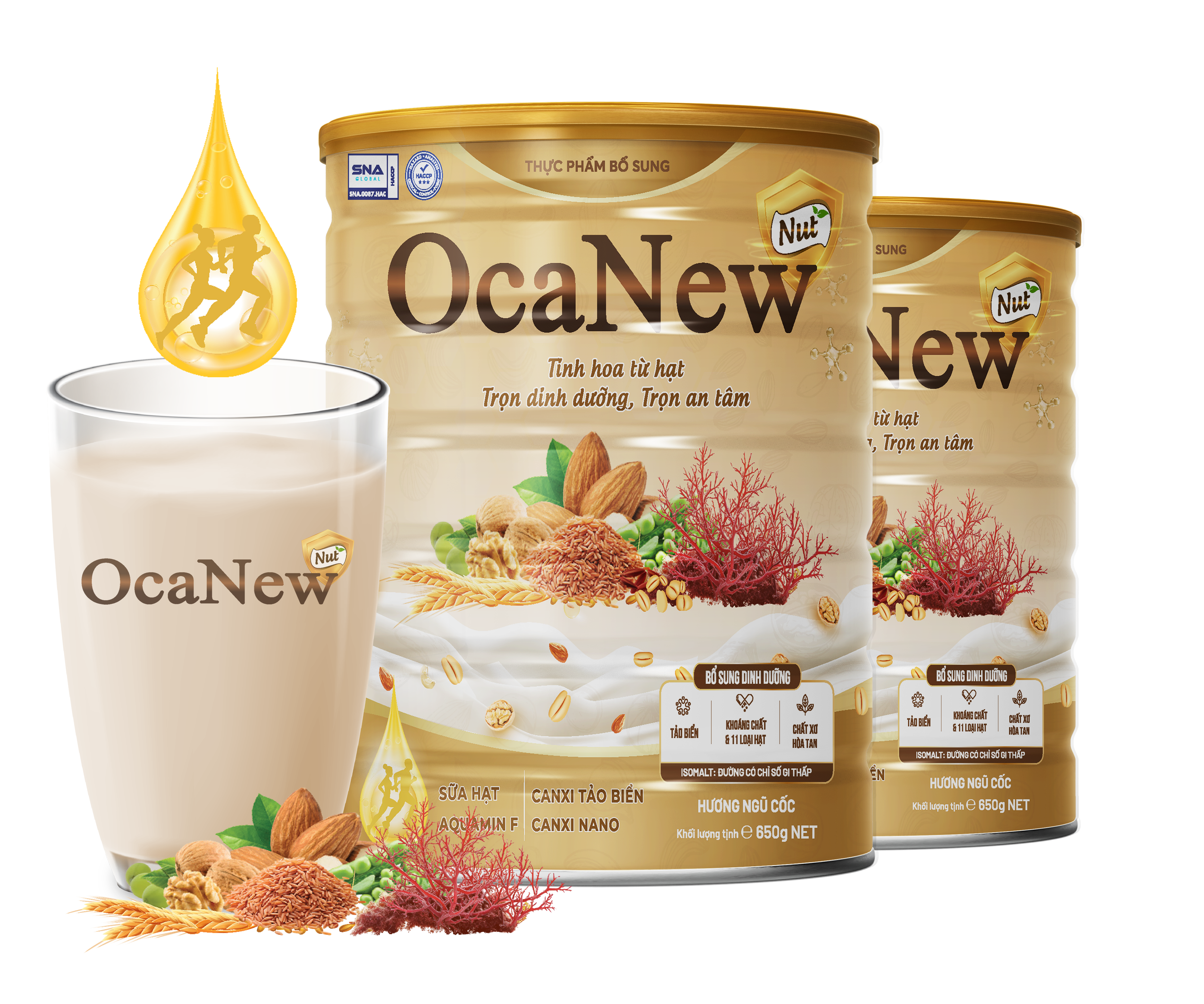 Bộ sản phẩm OcaNew Nut cao cấp